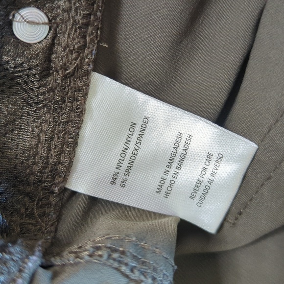 Swiss Alps Flat Front Hiking Shorts Olive Green Outdoors Lightweight Mens 42 - Picture 10 of 12